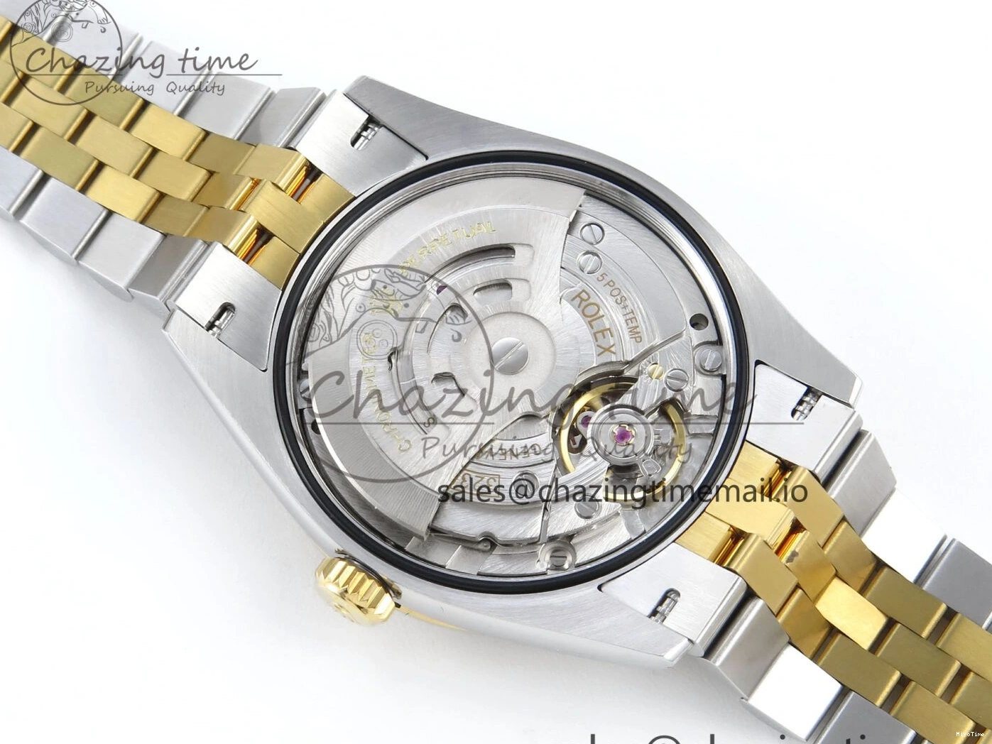 MiroTime 0126 DateJust 36 126233 EWEF Best Edition White Dial Stick Marker on SS YG Jubilee Bracelet A Affordable 618